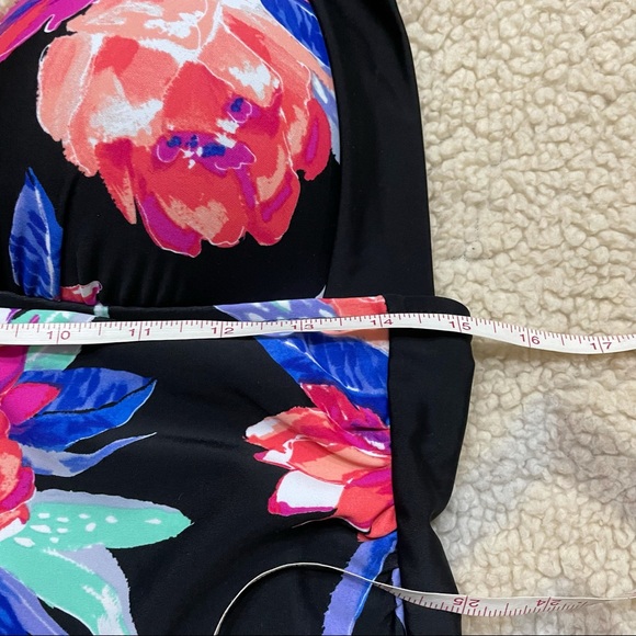 Bathing Suit Swim St John's Bay Tummy Control - Picture 2 of 9